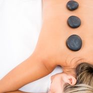 Woman getting a massage with hot stones-1